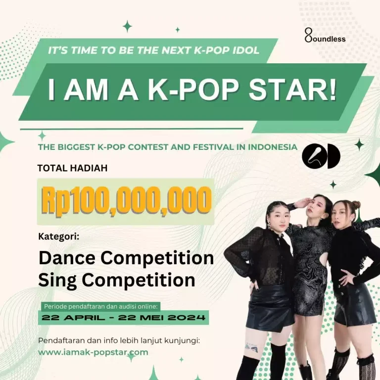 Mau Hadiah Ratusan Juta Daftar Sekarang, Kompetisi K-Pop Indonesia ‘I Am a K-Pop Star