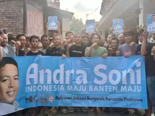 Gen Z Relawan Jokowi Bergerak Bersama Prabowo Cilegon Teriakan Andra Soni Gubernur Banten