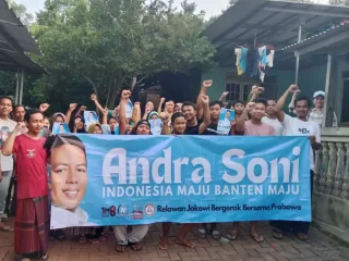 Gen Z Milenial Relawan Jokowi Bergerak Bersama Prabowo Serang Masif Deklarasikan Andra Soni Calon Gubernur Banten
