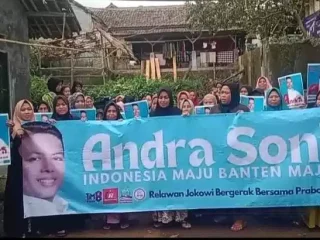 Kawal Susu Gratis, Barisan Emak-emak Militan di Pandeglang Dukung Penuh Andra Soni Satu Putaran