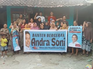 Warga Kecamatan Cikeusal Terus Bergerak Dukung Andra Soni - Dimyati di Pilgub Banten