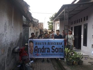 Relawan Kecamatan Walantaka Menggema Deklarasikan Andra Soni Maju Gubernur Banten
