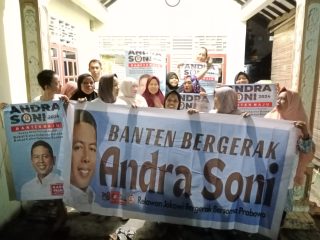 Warga Citangkil Kecamatan Cilegon Siap Menangkan Andra Soni Gubernur Banten