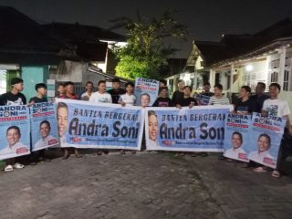 Warga Cilegon Bergerak Dukung Andra Soni-Dimyati Natakusumah Gubernur Banten