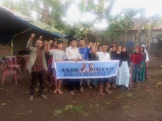Warga Kecamatan Gunungsari Kabupaten Serang Deklarasi Andra Soni Maju Gubernur Banten