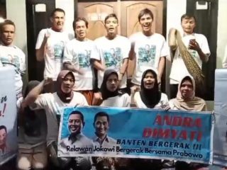 Relawan Mandalawangi Pandeglang Deklarasi Dukung Andra Soni - Dimyati di Pilgub Banten