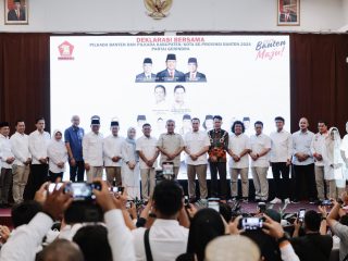 10 Partai Politik Deklarasi Dukung Andra Soni-Dimyati Natakusumah di Pilgub Banten