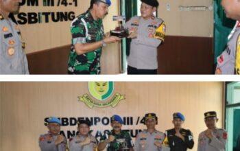 Bawa Kue Ulang Tahun HUT TNI ke 79, Polres Lebak Kunjungi Sub Denpom III/4-1 4 Bawa Kue Ulang Tahun HUT TNI ke 79, Polres Lebak Kunjungi Sub Denpom III/4-1 I PojokPublik