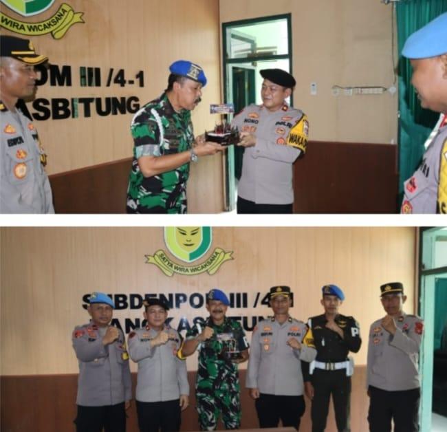 Bawa Kue Ulang Tahun HUT TNI ke 79, Polres Lebak Kunjungi Sub Denpom III/4-1 7 Bawa Kue Ulang Tahun HUT TNI ke 79, Polres Lebak Kunjungi Sub Denpom III/4-1 I PojokPublik