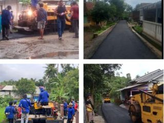 Masyarakat Desa Pasir Tanjung Apresiasi Pembangunan Jalan Hotmix
