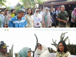 Bupati Raden Dewi Setiani Dampingi Wamenpar RI Kunjungi Pantai Pandan Carita Pandeglang