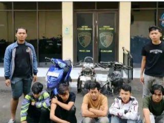 Gercep, Satreskrim Polres Lebak Amankan Pelaku Balap Liar di Jalan Tol Serang