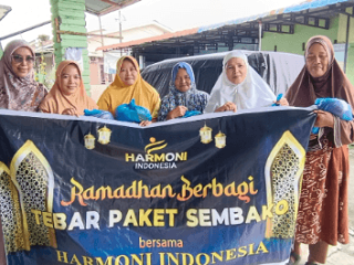 Ramadhan Penuh Berkah: Komunitas Harmoni Indonesia Bagikan Bantuan Sembako di Medan Marelan