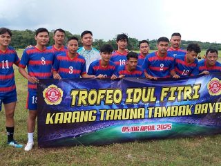 Karang Taruna Desa Tambakbaya kecamatan Cibadak Kabupaten Lebak, Gelar Trofeo idul Fitri
