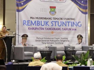 Targetkan Zero Stunting, Wakil Bupati Tangerang: Pemerintah Perkuat Kolaborasi dengan LSM-Masyarakat Cegah Stunting