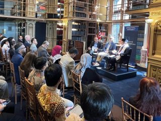 Menag Nasaruddin Umar Sampaikan Gagasan Moderasi Beragama dan Ekoteologi di Georgetown University