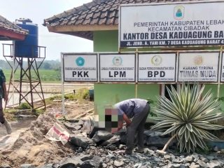 Proyek Pembangunan di Desa Kadu Agung Barat Diduga Tanpa Papan Informasi