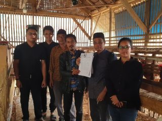 Resmikan Kelompok Tani, Koordinator Wilayah Balai Penyuluhan Pertanian Kabupaten Ssrang Siap Sukseskan Program Presiden