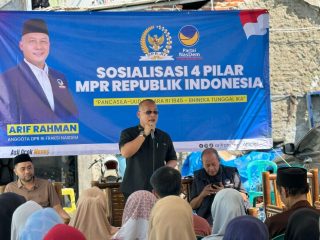 Arif Rahman, Anggota DPR RI Fraksi NasDem, Sosialisasikan Empat Pilar dan Serap Aspirasi Warga Rangkasbitung