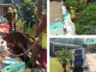 Pemasangan Kabel Bawah Tanah Diapresiasi Masyarakat Manggungjaya Bojong