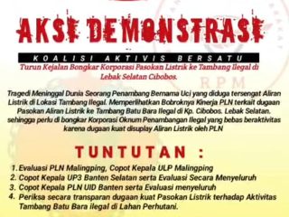 Cibobos Berduka, Aktivis Sebut PLN Tutup Mata