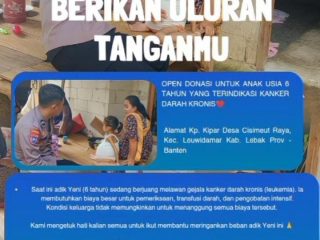 Setahun Tanpa Pengobatan, Bocah 6 Tahun di Leuwidamar Berjuang Lawan Kanker Darah