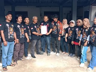 Ketua LSM HARIMAU DPC Jakarta Timur, Ardy Prabowo Resmi Melantik Kepengurusan PAC Cipayung