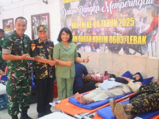 Wujud Peduli TNI ke Masyarakat, Kodim 0603 Lebak Laksanakan Bakti Teritorial Prima