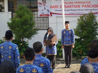 Bupati Dewi Pimpin Upacara Peringatan Hari Kesaktian Pancasila