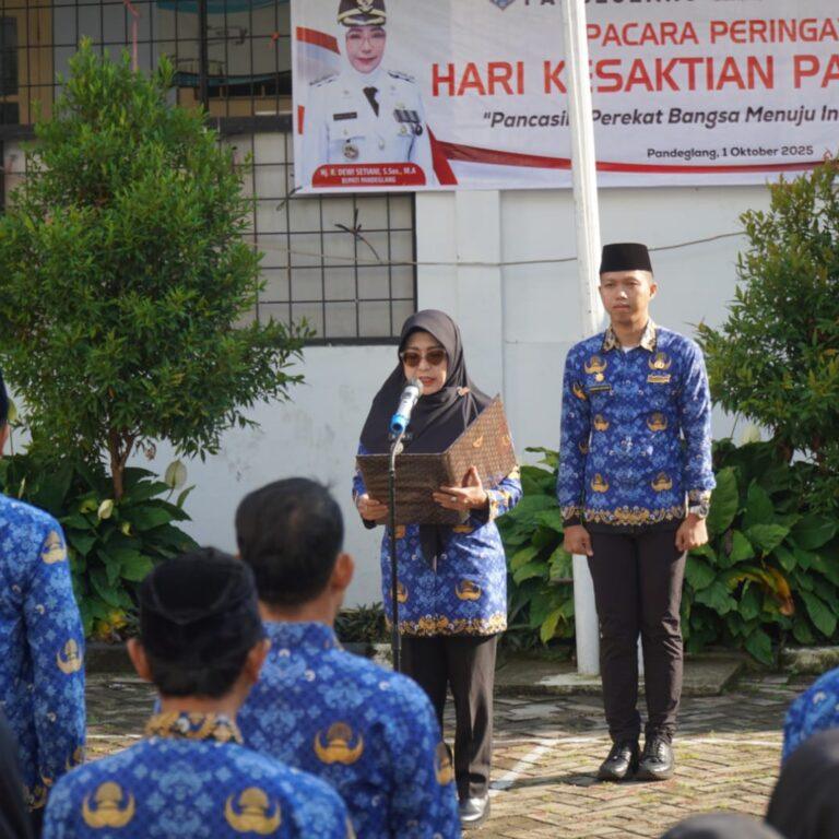 Bupati Dewi Pimpin Upacara Peringatan Hari Kesaktian Pancasila