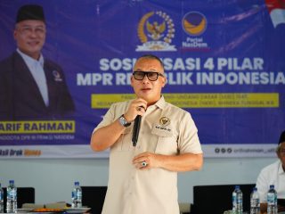 Arif Rahman Sosialisasikan Empat Pilar Kebangsaan di SMK Walisongo Pandeglang, Banten
