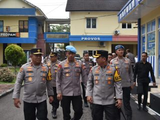 Agenda Supervisi Polri, Kapolres Lebak Sambut Kunker Wakapolda Banten