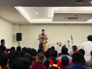 Perkuat Toleransi Agama, Stafsus Menag RI Hadiri Perayaan Ibadah Natal di Cikarang