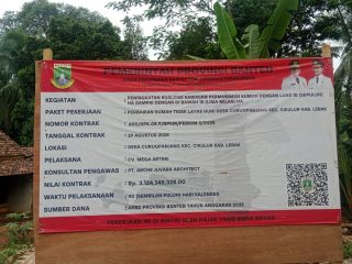 Soroti Dugaan Pakai Material Tak Layak, Lasmi Lebak Bakal Surati Dinas Perkim Banten