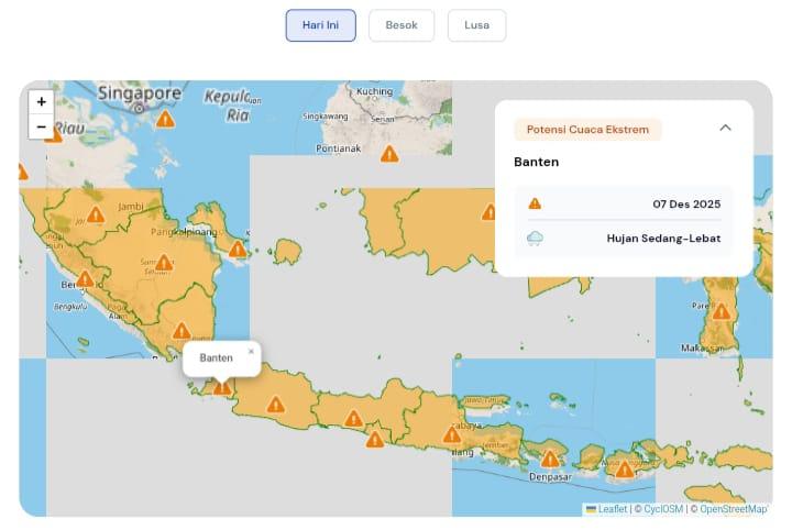 Polda Banten Peringatkan Masyarakat Soal Potensi Cuaca Berdasarkan Informasi BMKG 7 Polda Banten Peringatkan Masyarakat Soal Potensi Cuaca Berdasarkan Informasi BMKG I PojokPublik