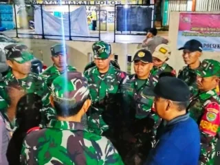Danramil 0315/Bayah dan Forkopimcam Amankan Perayaan Natal 2025 dan Tahun Baru 2026