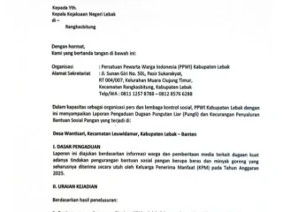 Kejari Lebak Bantah Tangani Kasus Bansos, BCW Desak APH Bertindak