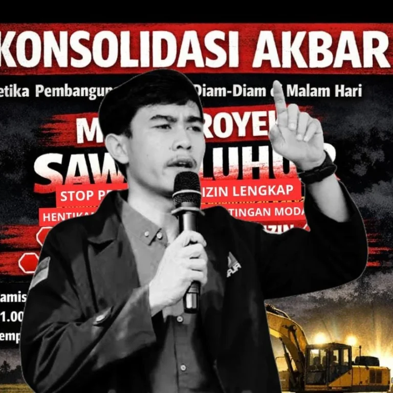 Mahasiswa dan Elemen Rakyat Banten Serukan Tolak Mega Proyek Sawah Luhur 4 Mahasiswa dan Elemen Rakyat Banten Serukan Tolak Mega Proyek Sawah Luhur I PojokPublik