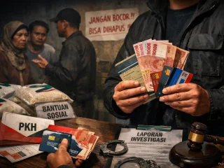 Diduga Sunat Bansos dan Intimidasi KPM, Oknum Ketua PKH–BPNT Luhurjaya Disorot