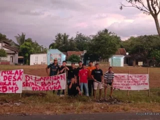 Aliansi Pemuda Padasuka Tegas Tolak Pembangunan Koperasi di Lapangan Desa