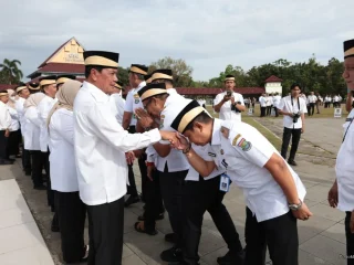 Bupati dan Wabup Tangerang Gelar Halal Bihalal dan Apel Perdana Usai Lebaran