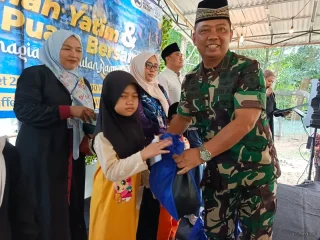 Kapten Inf Triyadi Hadiri Santunan Anak Yatim yang Diselenggarakan DPC KWRI Kabupaten Tangerang 