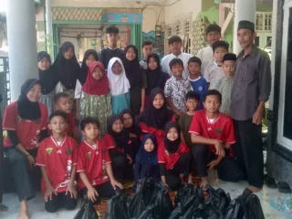 Padepokan Tapak Banten Gelar Santunan Yatim dan Jompo di Lebak