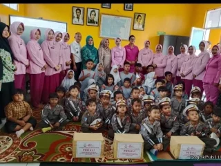 Bhayangkari Kota Tangerang Tebar Kepedulian di Sekolah Khusus Aditiya Silih Asih Panongan