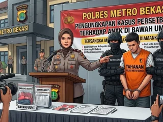 Polres Metro Bekasi Ungkap Kasus Persetubuhan terhadap Anak di Bawah