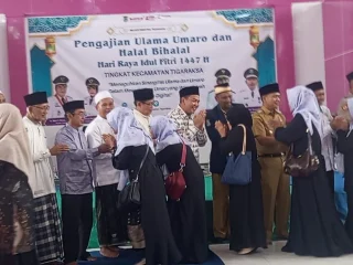 MUI Kecamatan Tigaraksa Gelar Pengajian Ulama-Umaro dan Halal Bihalal Idul Fitri 1447 H