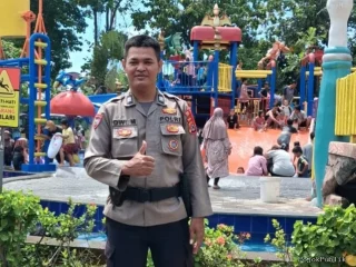 Waspada Curanmor di Tempat Wisata, Satgas Ketupat Maung 2026 Sambangi Kolam Renang Tirta Eleven