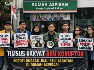 Isu Korupsi Jabatan Menggema di Lebak, RAKYAT BEM Koruptor Desak Pembuktian Dugaan di Rumah Aspirasi