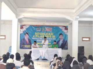 Menyala di Tanah Lebak, Sosialisasi 4 Pilar Kebangsaan Anggota MPR RI Ahmad Fauzi Menggetarkan Hati Rakyat Banjarsari