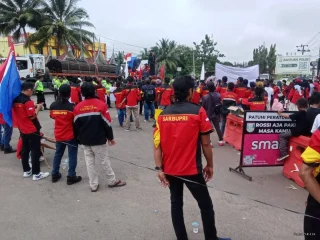 SARBUPRI Sumsel Gelar Aksi Pra May Day, Tuntut Dewan Pengupahan Dibentuk